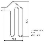  Harvia ZSF-20 (1133 W,   Forte AF4)